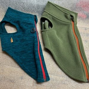 Gooby zipper dog fleeces - 2 pieces
